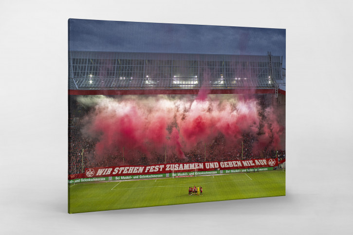 Pyro auf dem Betze - Kai Senf - Bengalos & Banner 1. FC Kaiserslautern Fans