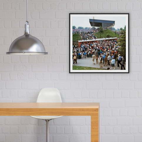 Vor dem Georg Melches Stadion 1978 - Wandbild