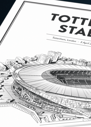 Stadium Posters by Fans Will Know: London (Tottenham) 2