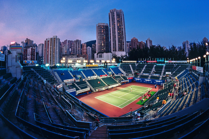 Centre Court in Hongkong - Sport Fotografie als Wandbild - Tennis Foto - NoSports Magazin 