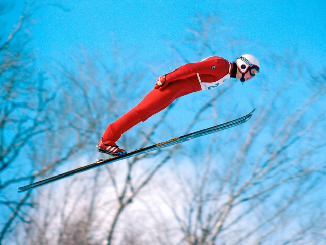 Skisprung am Lake Placid - Sport Fotografien als Wandbilder - Skisprung Wintersport Foto - NoSports Magazin 