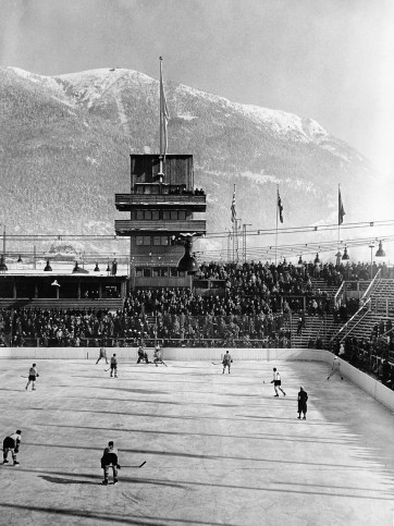 Kanada vs. Österreich 1930 - Sport Fotografien als Wandbilder - Eishockey Foto - NoSports Magazin 