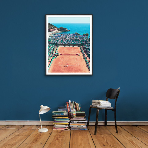 Tennis mit Aussicht - Sport Fotografie als Wandbild - Tennis Foto - NoSports Magazin - 11FREUNDE SHOP
