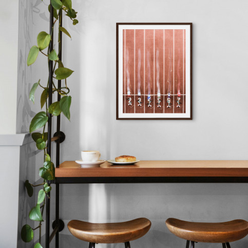 Start beim 60m Sprint - 11FREUNDE SHOP - Sport Leichtathletik Foto als Wandbild