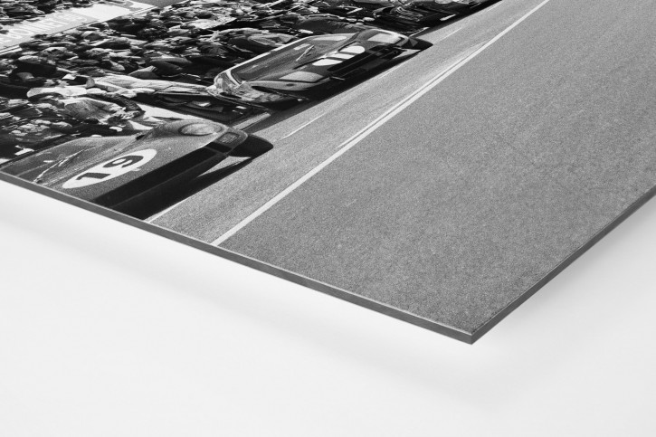 Start in Le Mans 1964 - Motorsport Foto als Wandbild