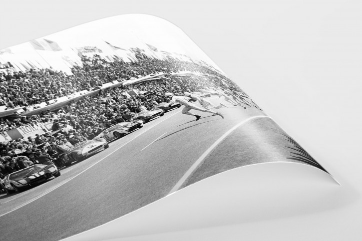 Start in Le Mans 1964 - Motorsport Foto als Wandbild