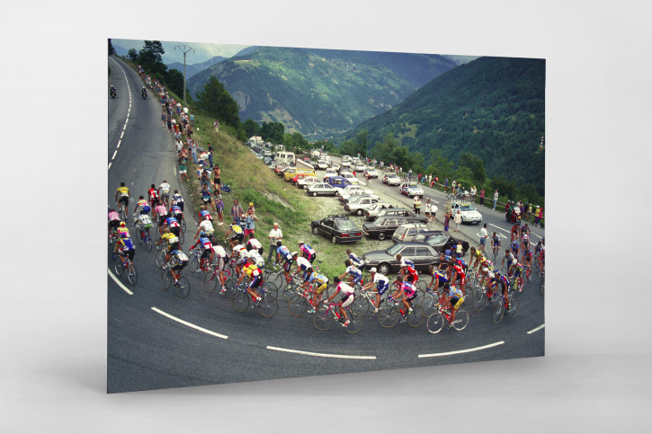 In den Alpen bei der Tour 1994 - Tour de France Foto als Wandbild