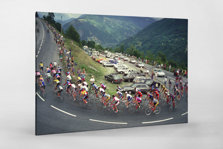 In den Alpen bei der Tour 1994 - Tour de France Foto als Wandbild