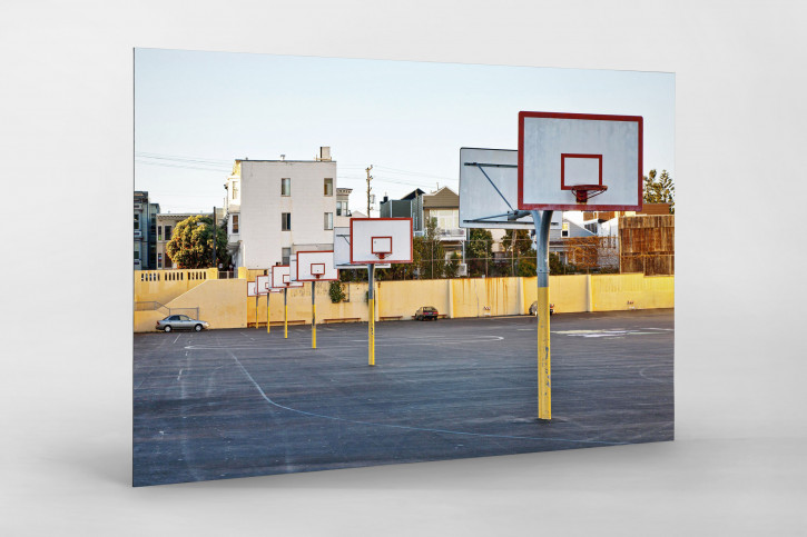 Basketballplätze in San Francisco - Sport Fotografie als Wandbild
