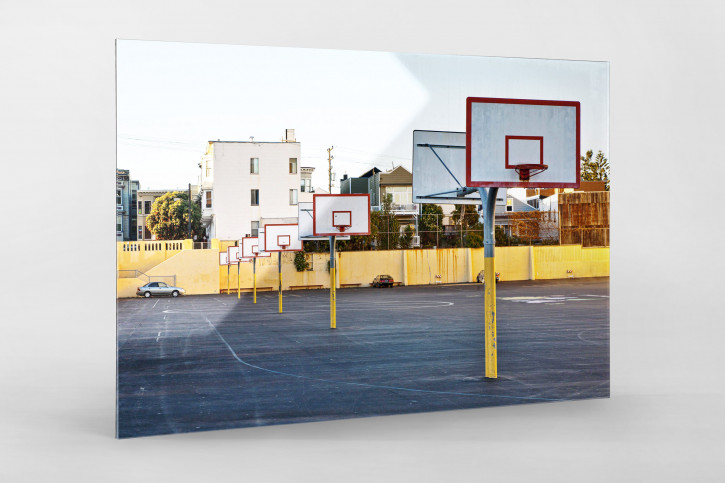 Basketballplätze in San Francisco - Sport Fotografie als Wandbild