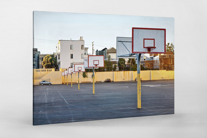 Basketballplätze in San Francisco - Sport Fotografie als Wandbild