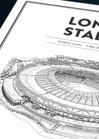 Stadium Posters by Fans Will Know: London (West Ham)