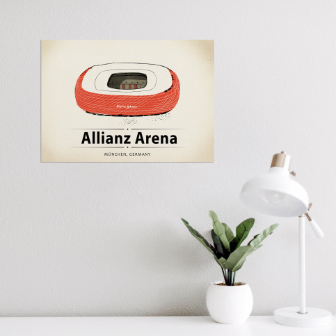 World Of Stadiums: Allianz Arena - Poster bestellen - 11FREUNDE SHOP