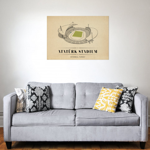 World Of Stadiums: Atatürk Stadium - Poster bestellen - 11FREUNDE SHOP