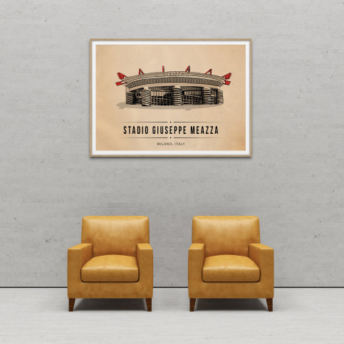 World Of Stadiums: Stadio Giuseppe Meazza - Poster bestellen - 11FREUNDE SHOP