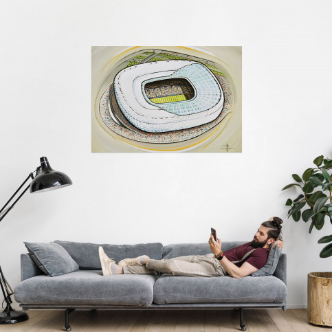 Stadia Art: Allianz Arena - Poster bestellen - 11FREUNDE SHOP