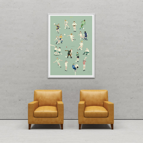 Gladbach Legends - Fußball Poster Hands Of God