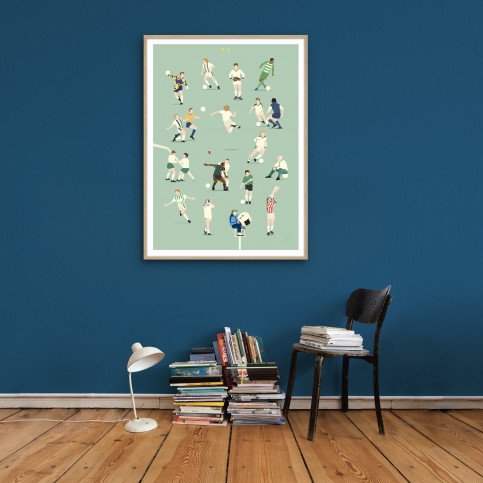 Gladbach Legends - Fußball Poster Hands Of God