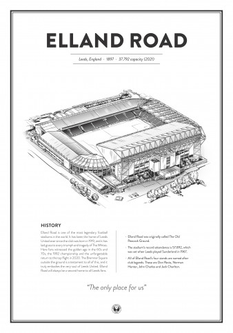 Stadium Posters by Fans Will Know: Leeds