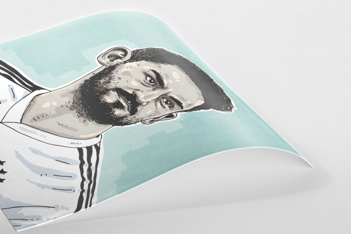 Ilkay by Ronny Heimann - Poster - Illustration aus dem Tschutti Heftli zur WM 2018