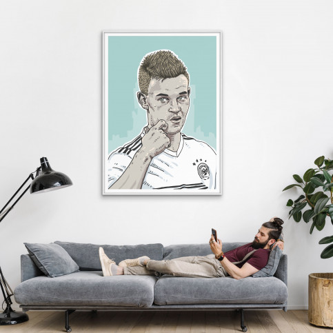 Joshua by Ronny Heimann - Poster - Illustration aus dem Tschutti Heftli zur WM 2018
