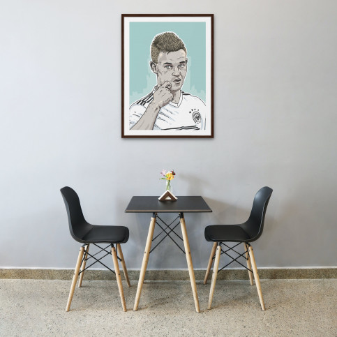 Joshua by Ronny Heimann - Poster - Illustration aus dem Tschutti Heftli zur WM 2018