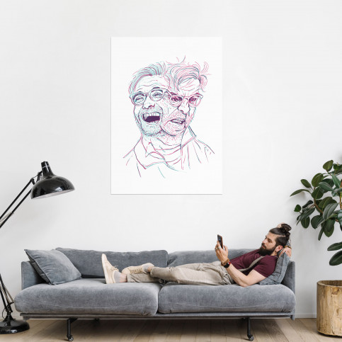 Jürgen by Ronny Heimann - Poster - Illustration von Kloppo