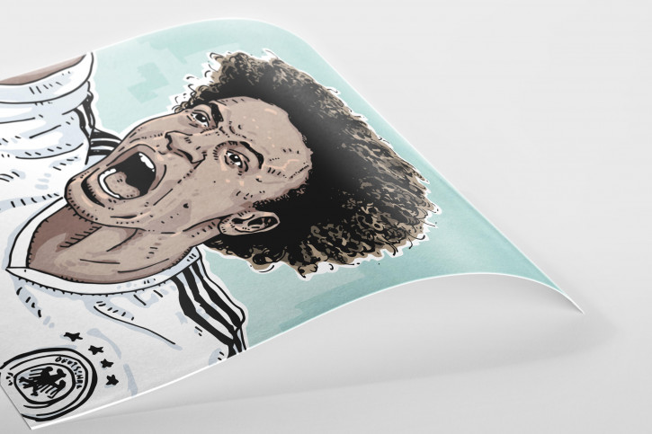 Leroy by Ronny Heimann - Poster - Illustration aus dem Tschutti Heftli zur WM 2018