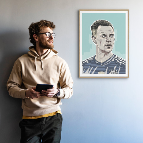 Marc-André by Ronny Heimann - Poster