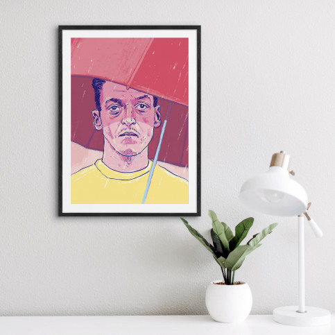Mesut (1) by Ronny Heimann - Poster