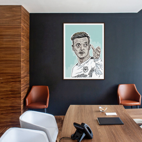 Mesut (2) by Ronny Heimann - Poster