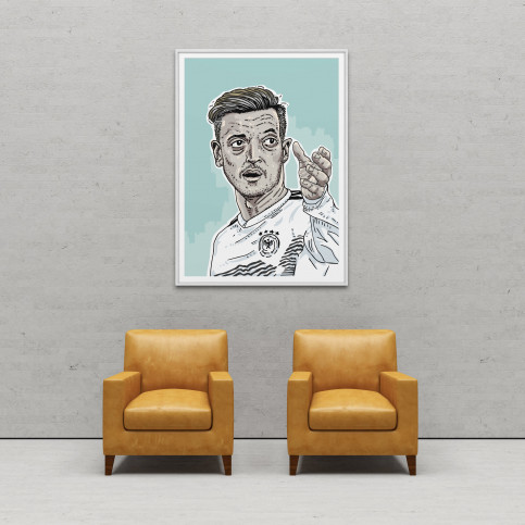 Mesut (2) by Ronny Heimann - Poster