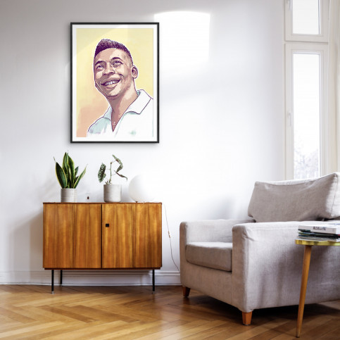 Pelé by Ronny Heimann - Poster