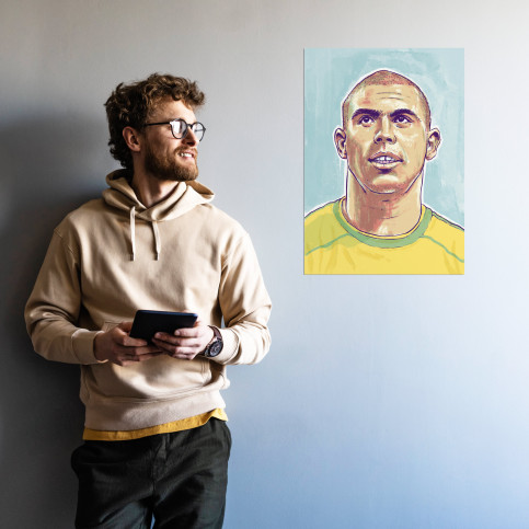 Ronaldo by Ronny Heimann - Poster