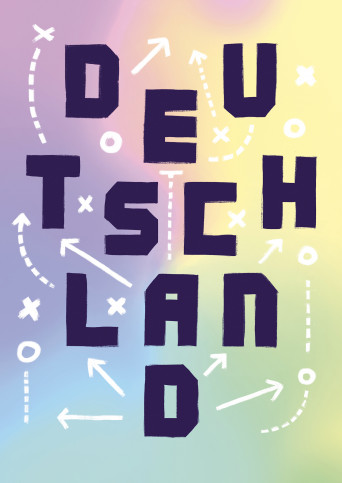 Deutschland Sticker by Ronny Heimann - Poster