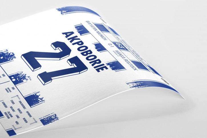 Akpoborie vs. Bayern - Moments Of Fame - Posterserie 11FREUNDE SHOP