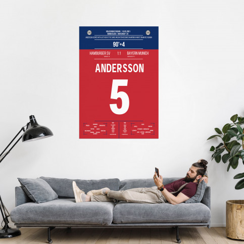 Andersson vs. HSV - Moments Of Fame - Posterserie 11FREUNDE SHOP
