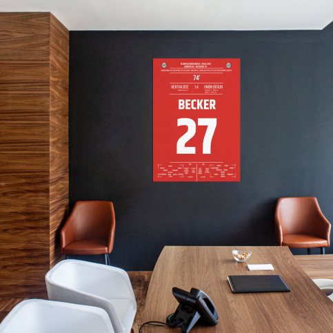 Becker vs. Hertha - Moments Of Fame - Posterserie 11FREUNDE SHOP