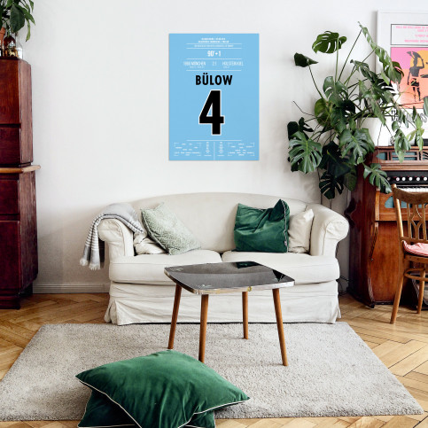 Bülow vs. Kiel - Moments Of Fame - Posterserie 11FREUNDE SHOP