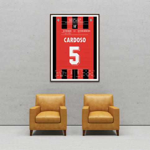 Cardoso vs. Bayern - Moments Of Fame - Posterserie 11FREUNDE SHOP
