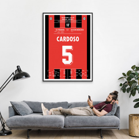 Cardoso vs. Bayern - Moments Of Fame - Posterserie 11FREUNDE SHOP