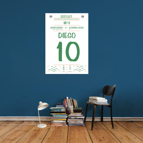 Diego vs. Aachen - Moments Of Fame - Posterserie 11FREUNDE SHOP