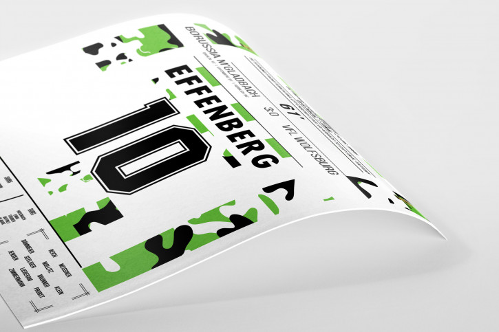 Effenberg vs. Wolfsburg - Moments Of Fame - Posterserie 11FREUNDE SHOP