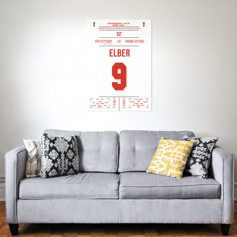 Elber vs. Cottbus - Moments Of Fame - Posterserie 11FREUNDE SHOP