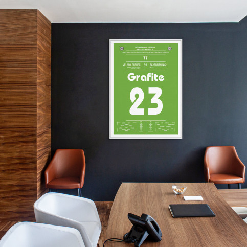 Grafite vs. Bayern - Moments Of Fame - Posterserie 11FREUNDE SHOP