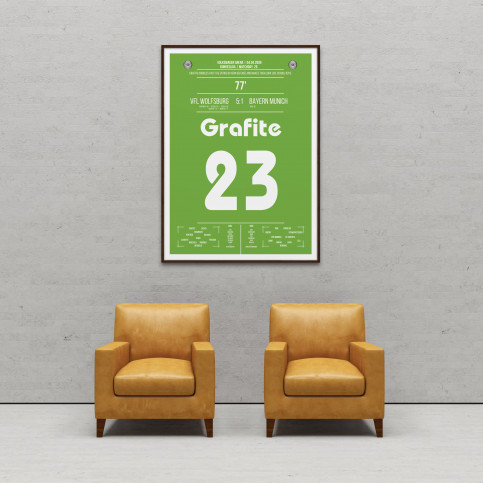 Grafite vs. Bayern - Moments Of Fame - Posterserie 11FREUNDE SHOP