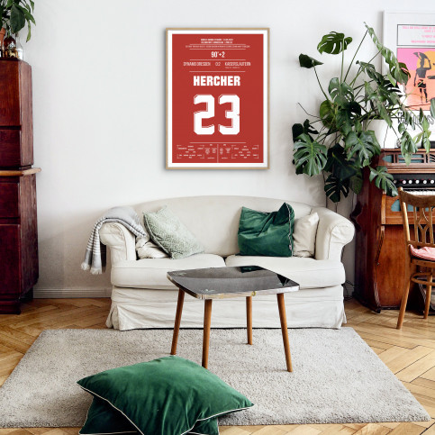 Hercher vs. Dresden - Moments Of Fame - Posterserie 11FREUNDE SHOP