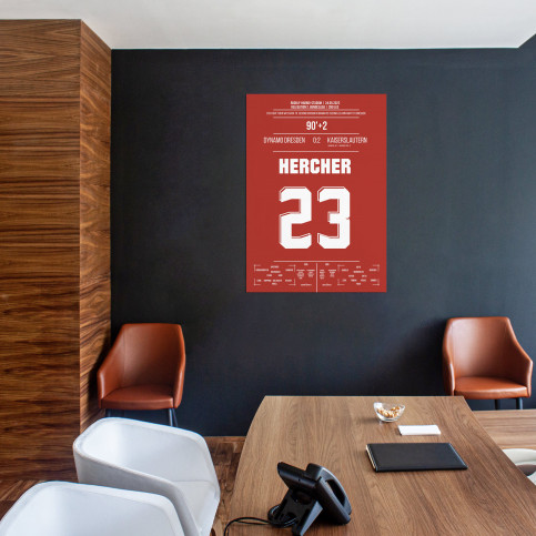 Hercher vs. Dresden - Moments Of Fame - Posterserie 11FREUNDE SHOP