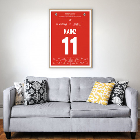 Kainz vs. Gladbach - Moments Of Fame - Posterserie 11FREUNDE SHOP