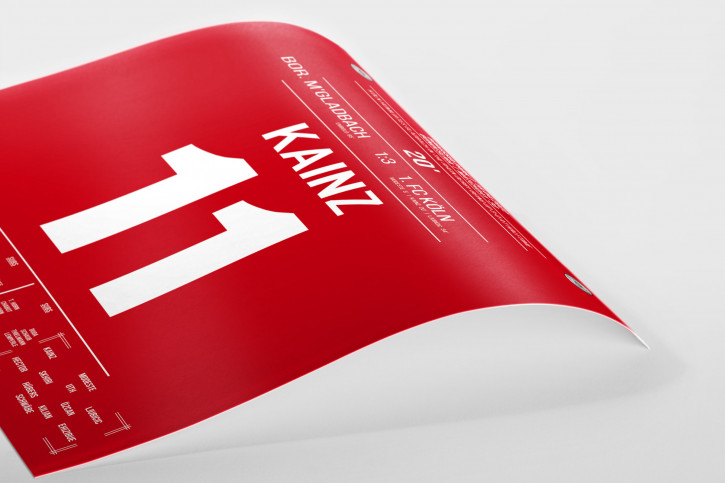 Kainz vs. Gladbach - Moments Of Fame - Posterserie 11FREUNDE SHOP